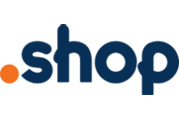 .SHOP domain logo representing online store and retail domain options available through Cohosta