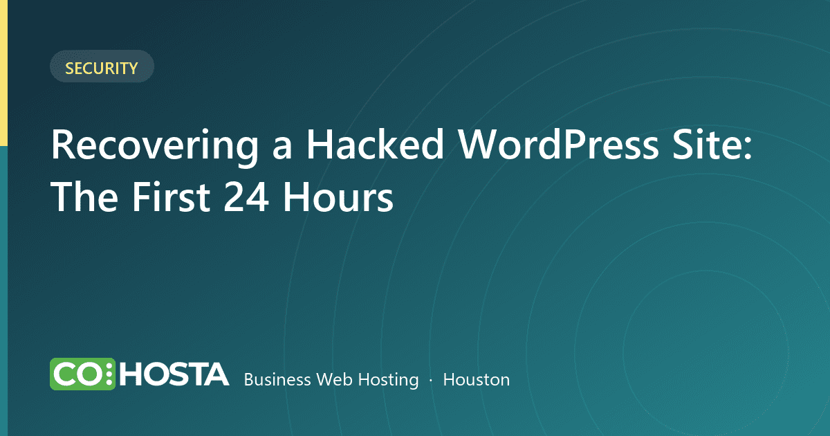 Recovering a hacked WordPress site step by step