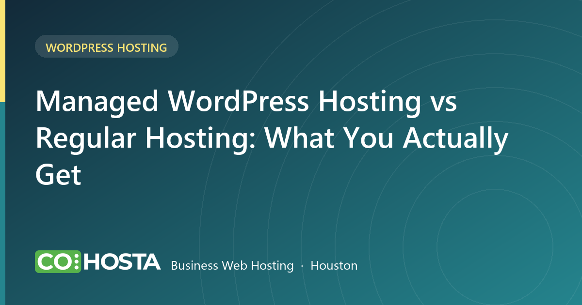 Managed WordPress Hosting vs Regular Hosting: What You Actually Get
